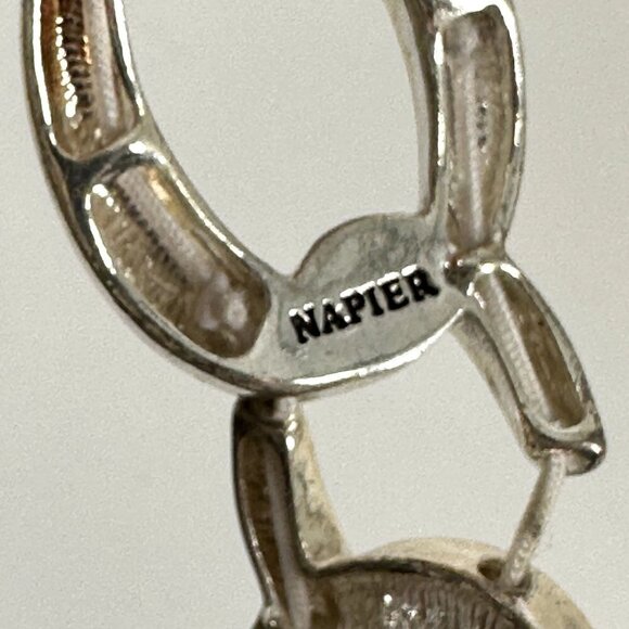 Napier Silver Tone Linked Bracelet - Picture 4 of 5
